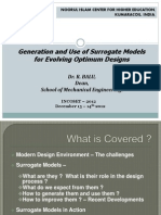 Generation and Use of Surrogate Models For Evolving Optimum Designs