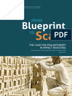 From Blueprint to Scale - Case for Philanthropy in Impact Investing_Full Report