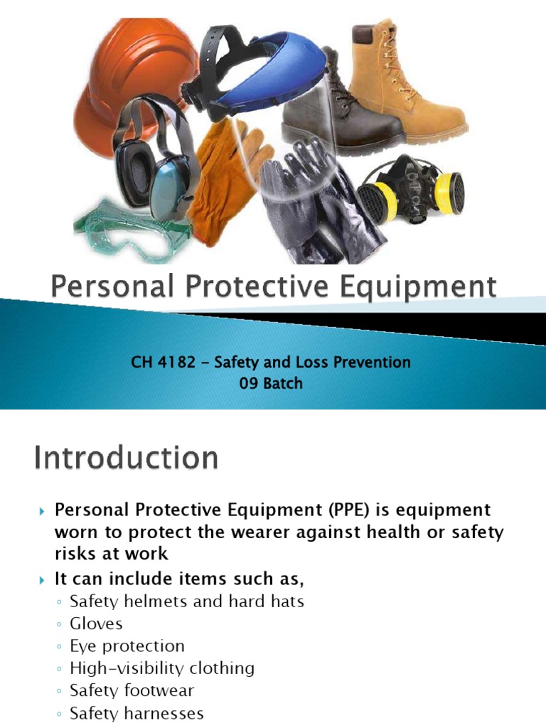 Personal Protective Equipment PDF Personal Protective Equipment