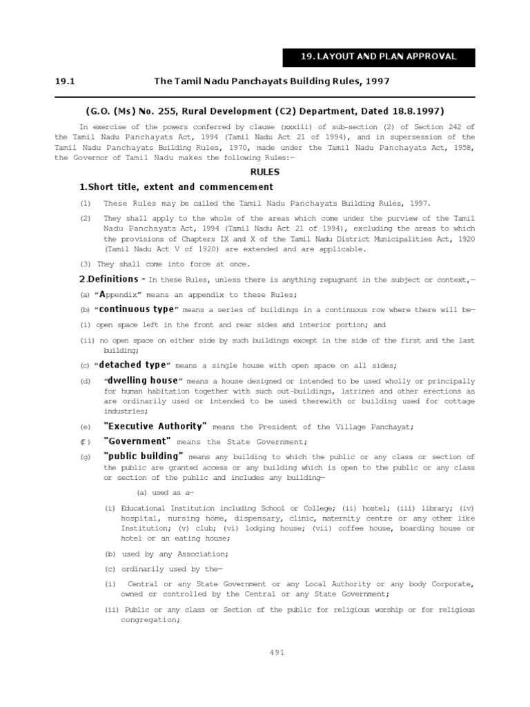 Panchayat Building Rules Basement Building Engineering