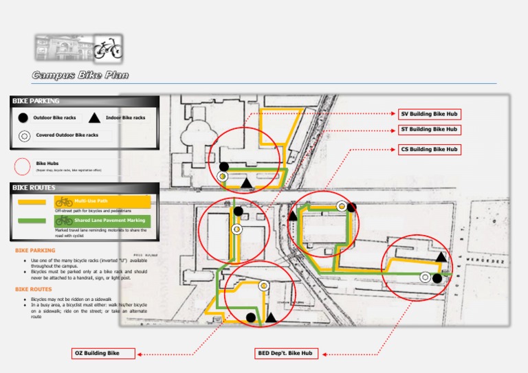 Bike Parking and Routes Overview | PDF