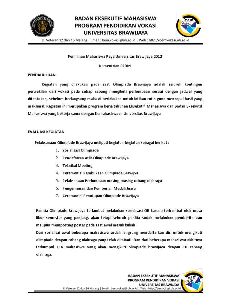 Contoh Lpj