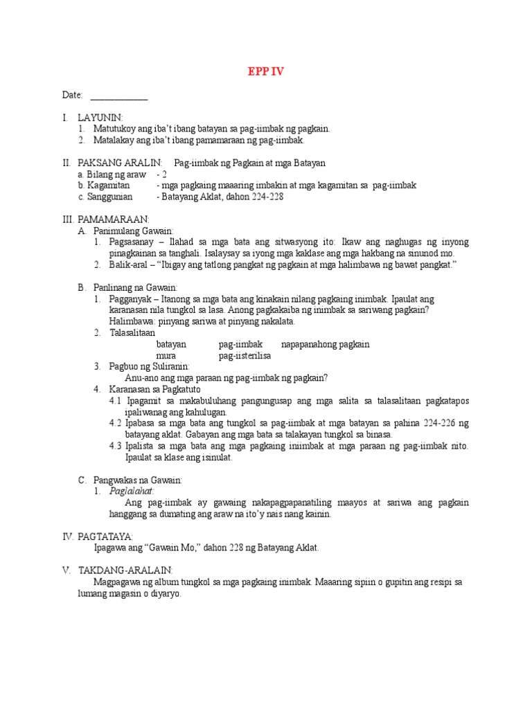 EPP IV 3RD Rating New | PDF