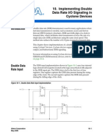 Implementing Double Data Rate I/O Signaling in Cyclone Devices