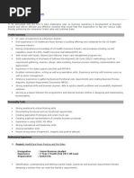 Business Analyst Sample Resume for Pharmaceutical ...
