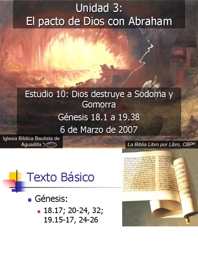 10 Dios Destruye a Sodoma y
