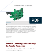 Bombas Centrífugas de Acople Magnético