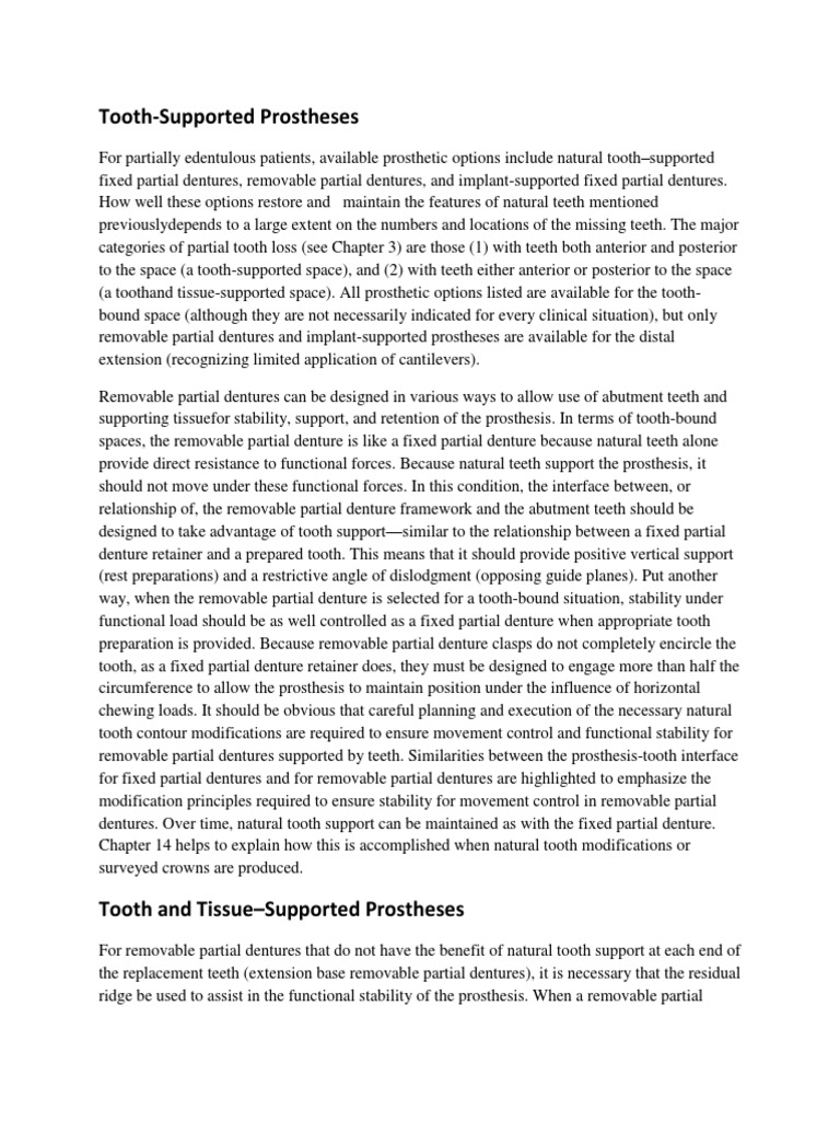 BAB II (McCracken's Removable Partial Prostodontics) PDF Dentures Prosthesis