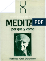 Graf Dukheim Karlfried - Meditar Porque Y Como