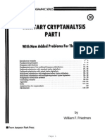 Friedman - Military Cryptanalysis