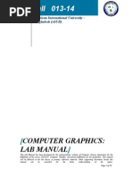 Lab Manual Final Computer Graphics