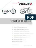 Manual Instructiuni biciclete Focus