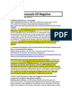 Venezuela Oil Negative - DDI 2013 SS