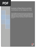 Evolution of Basel Norms and Their Contribution To The Subprime Crisis