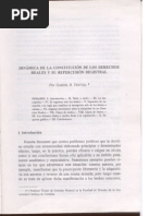 Ventura - Dinámica de La Constitución de Los Derechos Reales y Su Repercusión Registral