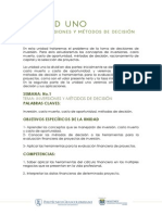 5-Lectura Semana Uno Inversiones y Metodos de Decision