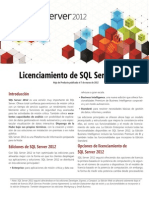 SQlServer 2012 Licencias