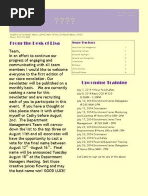 Newsletter