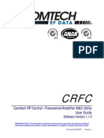 Comtech RF Control - Transceiver/Amplifier M&C Utility User Guide