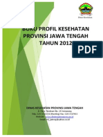 Profil Kesehatan Provinsi Jawa Tengah Tahun 2012