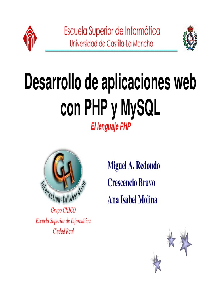 Desarrollo de Aplicaciones Web Con PHP Y Mysql: Miguel A. Redondo ...