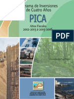  Programa de Inversiones a Cuatro Años (PICA) 2012-2016