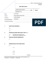 Borang PK 07 3 Format Minit Mesyuarat SKC