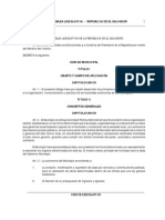 Código Municipal de El Salvador PDF