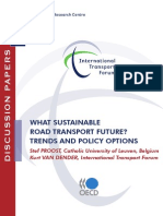 Sustainable Road Transport, Future, Trends, and Policy Options