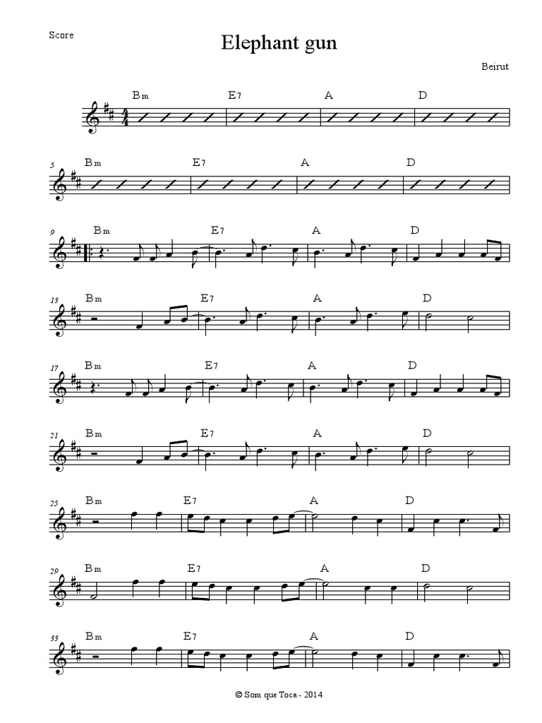 Elephant Gun PDF