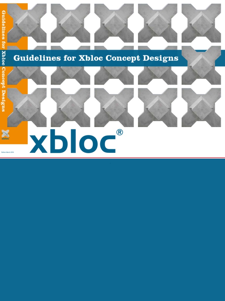 Xbloc Design Guidelines 2014 | PDF | Earth Sciences | Civil Engineering
