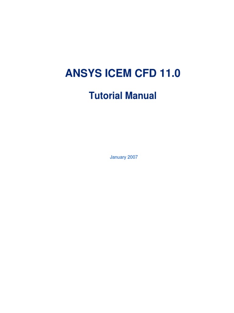 Icem Cfd Tutorial Pdf Business