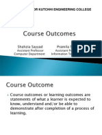 Course Outcomes Presentation