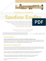 SAXOFONE - Introdução Ao Estudo de Saxofone Erudito (Marcos Oliveira)