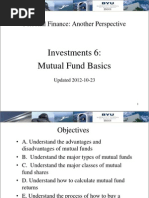 17 Investments 6 - Mutual Fund Basics