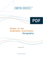 Shape of The Australian Curriculum Geography
