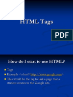 HTML Tags