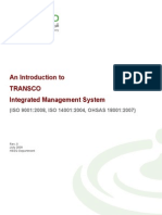 Integrated Management System (IMS) QMS/EMS/OHS