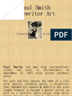 Paul Smith Typewriter Art: & Collected Prepared by Cenika, April 2009