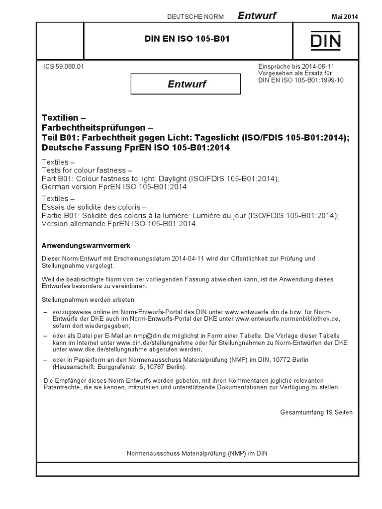 Din en Iso 105B01 e 201405 PDF