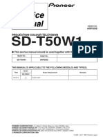 Pioneer SD t50w1 Service Manual