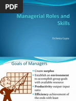 Managerial Roles and Skills