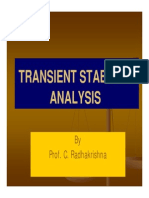 Transient Stability Analysis Lecture 36 & 37