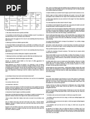 Pascal S Wager Summary God Reason