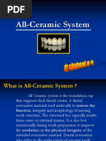 All Ceramic System Used in Dentistry