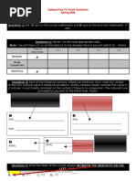 Sample Final CC Exam Spring 2009