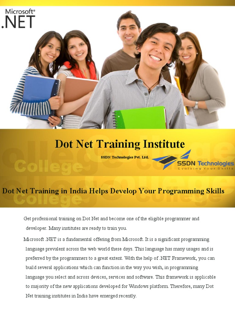 Dot Net Training Institute Delhi India | Microsoft Windows ...