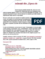 Manuale Școlare Românești Vechi, Din Epoca de Aur" (Digitalizate in Format PDF