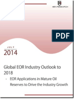 Global EOR Market Value is expected to reach USD 640 Billion by 2018