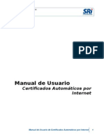 Manual Certificado Tributario Por Internet